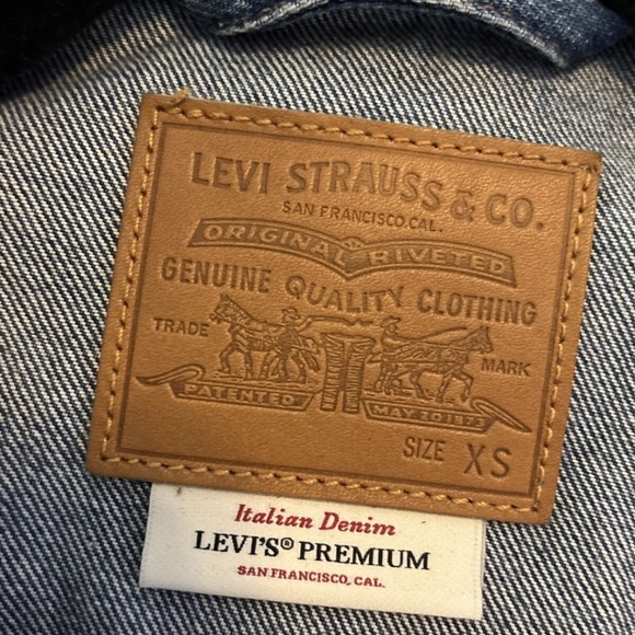 Levi's Premium '90S TRUCKER JACKET Women's Size XS - Picture 14 of 16